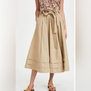 Ulla Johnson Tan A-Line Skirt